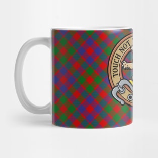 Clan MacGowan Crest over Tartan Mug